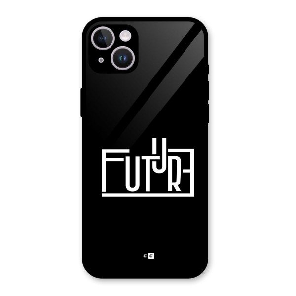 Future Type Glass Back Case for iPhone 14 Plus