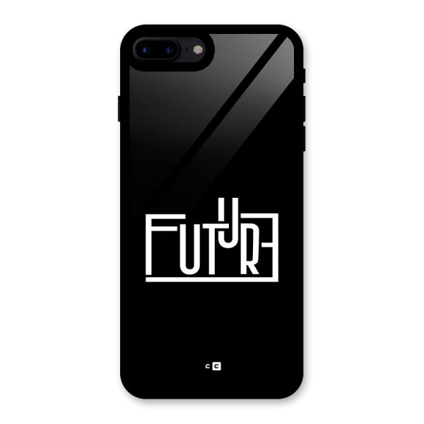 Future Type Glass Back Case for iPhone 8 Plus