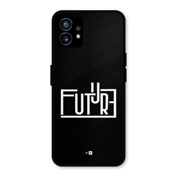 Future Type Metal Back Case for Nothing Phone 1