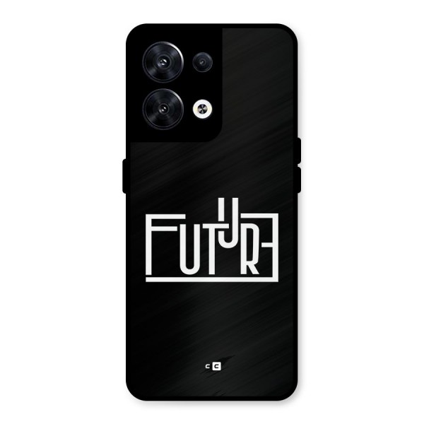 Future Type Metal Back Case for Oppo Reno8 5G