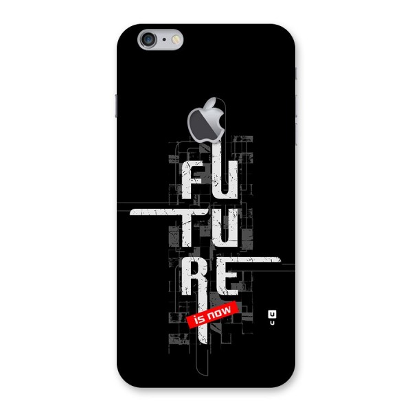 Future is Now Back Case for iPhone 6 Plus 6S Plus Logo Cut