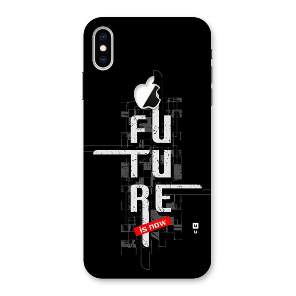 Future is Now Back Case for iPhone XS Max Apple Cut