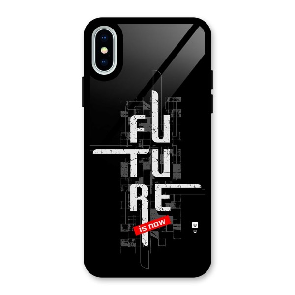 Future is Now Glass Back Case for iPhone XS