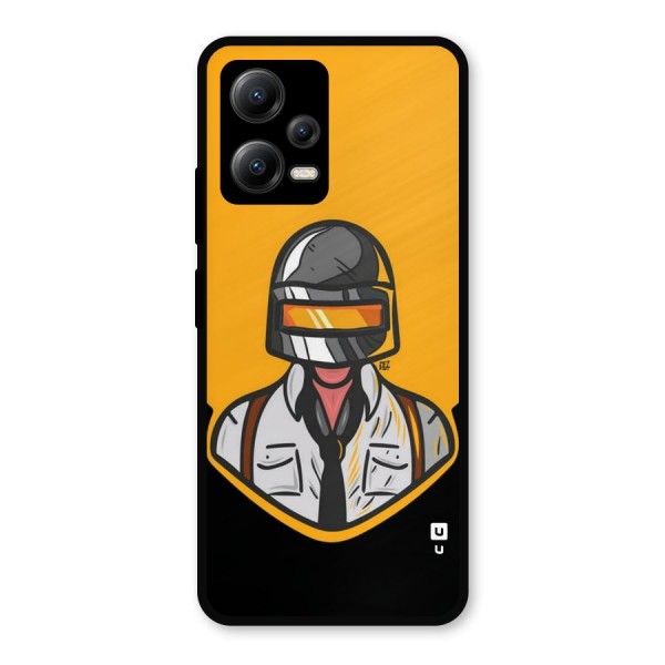 Game Lover Metal Back Case for Poco X5