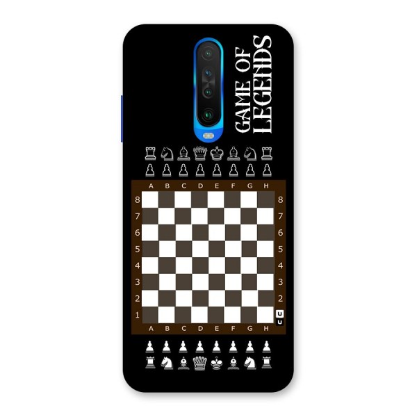 Game Of Legends Back Case for Poco X2