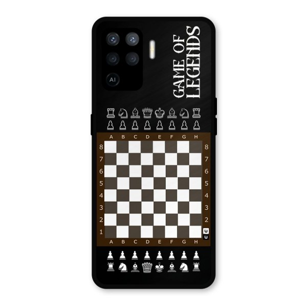 Game Of Legends Metal Back Case for Oppo F19 Pro
