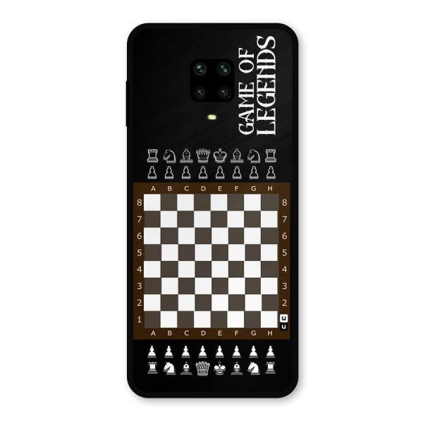 Game Of Legends Metal Back Case for Redmi Note 9 Pro Max