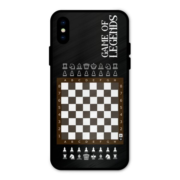 Game Of Legends Metal Back Case for iPhone XS