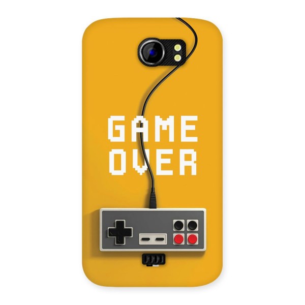 Game Over Remote Back Case for Canvas 2 A110