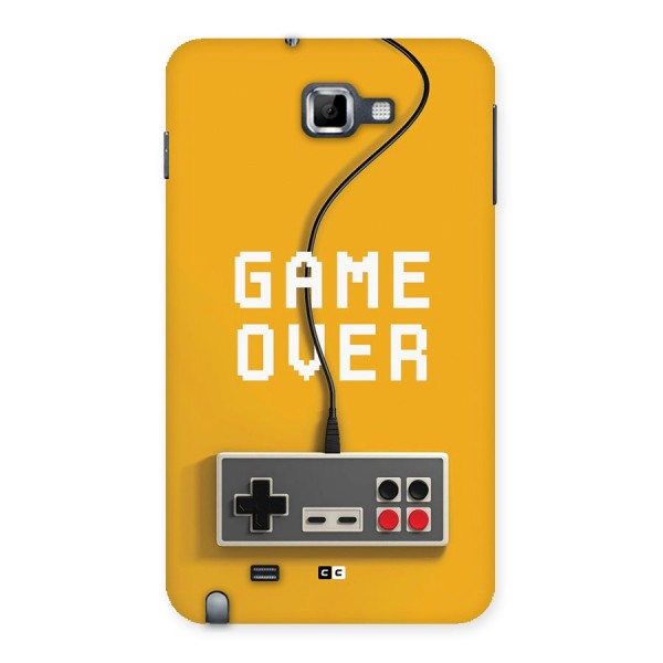 Game Over Remote Back Case for Galaxy Note