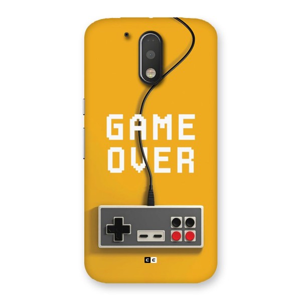 Game Over Remote Back Case for Moto G4 Plus