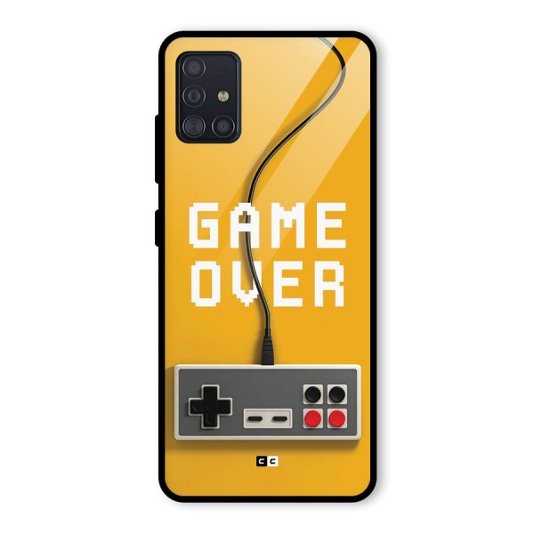 Game Over Remote Glass Back Case for Galaxy A51