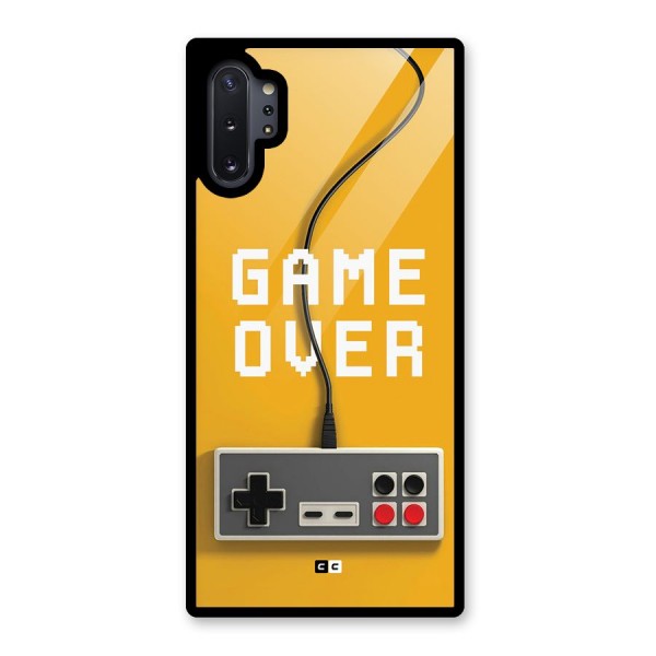 Game Over Remote Glass Back Case for Galaxy Note 10 Plus
