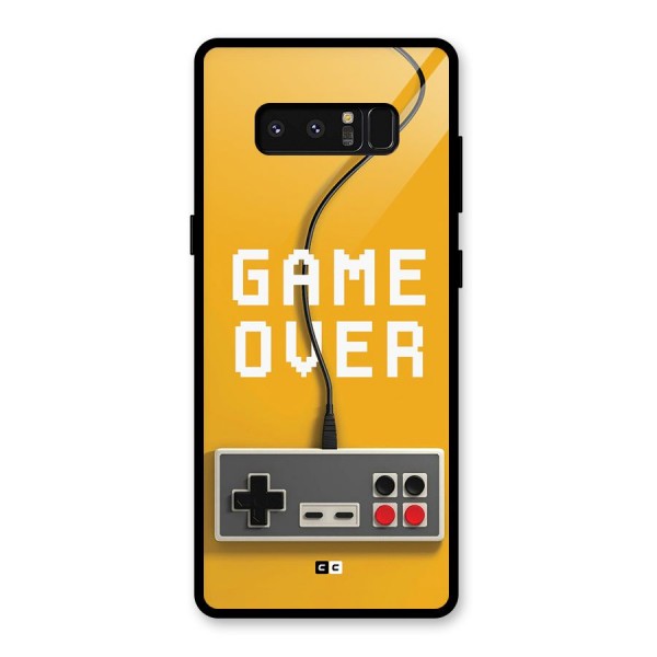 Game Over Remote Glass Back Case for Galaxy Note 8