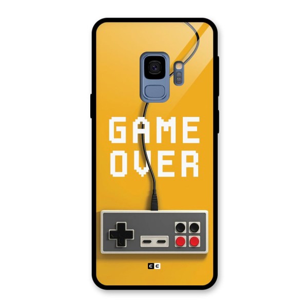 Game Over Remote Glass Back Case for Galaxy S9