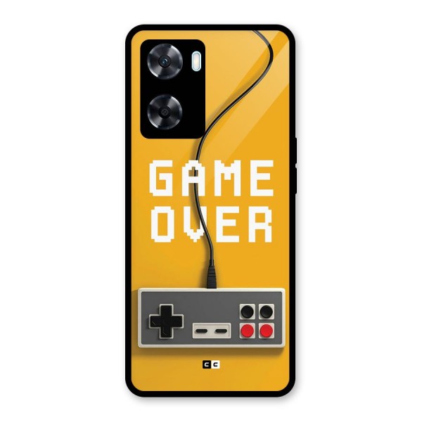 Game Over Remote Glass Back Case for Oppo A77
