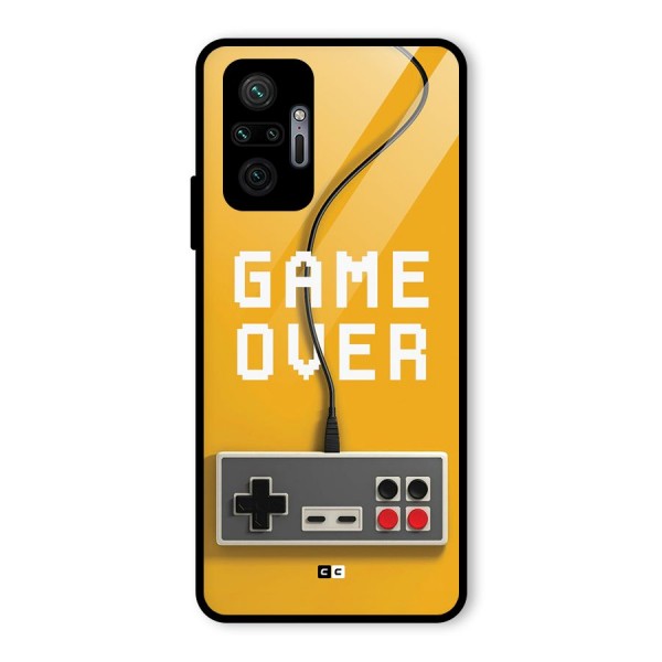 Game Over Remote Glass Back Case for Redmi Note 10 Pro Max