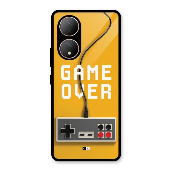 Game Over Remote Glass Back Case for Vivo T2