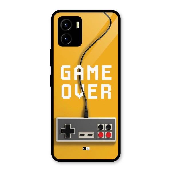 Game Over Remote Glass Back Case for Vivo Y15s