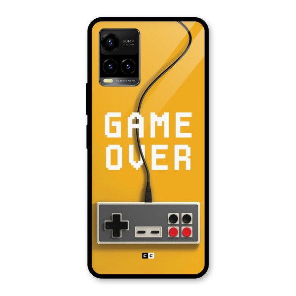 Game Over Remote Glass Back Case for Vivo Y33s