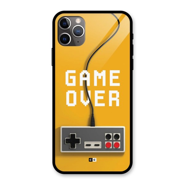 Game Over Remote Glass Back Case for iPhone 11 Pro Max