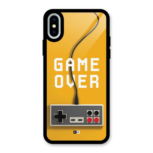 Game Over Remote Glass Back Case for iPhone X