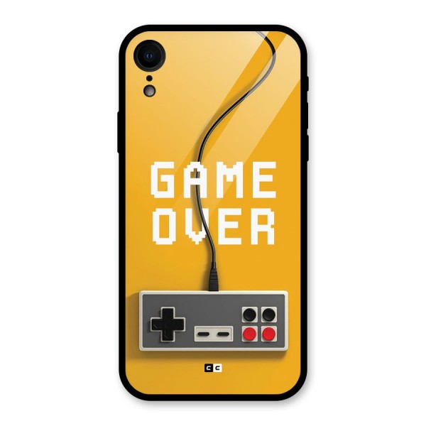 Game Over Remote Glass Back Case for iPhone XR