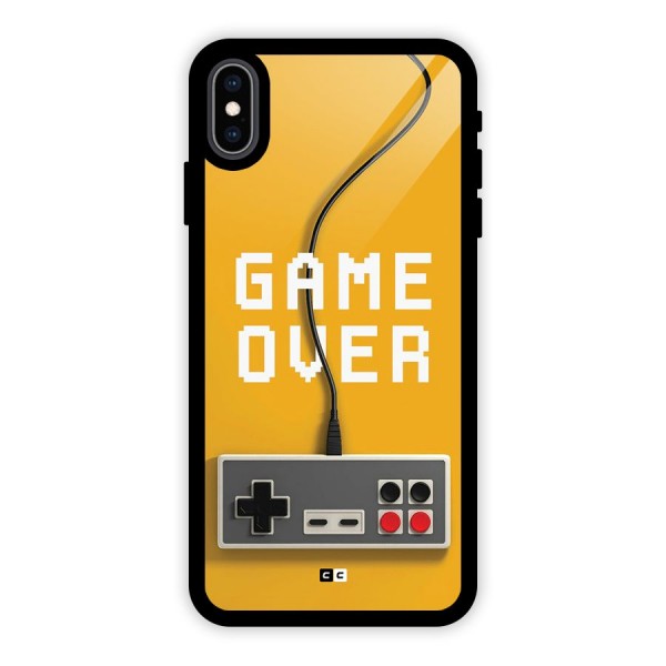 Game Over Remote Glass Back Case for iPhone XS Max