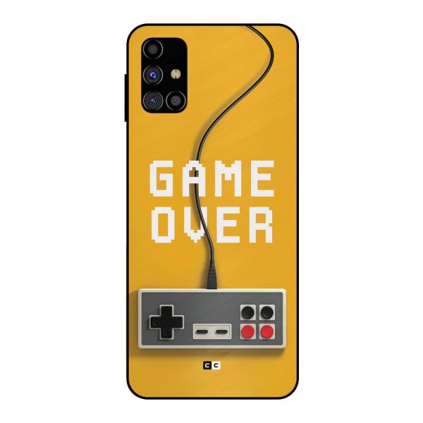 Game Over Remote Metal Back Case for Galaxy M31s