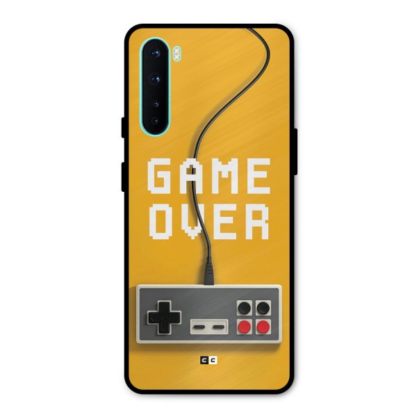 Game Over Remote Metal Back Case for OnePlus Nord