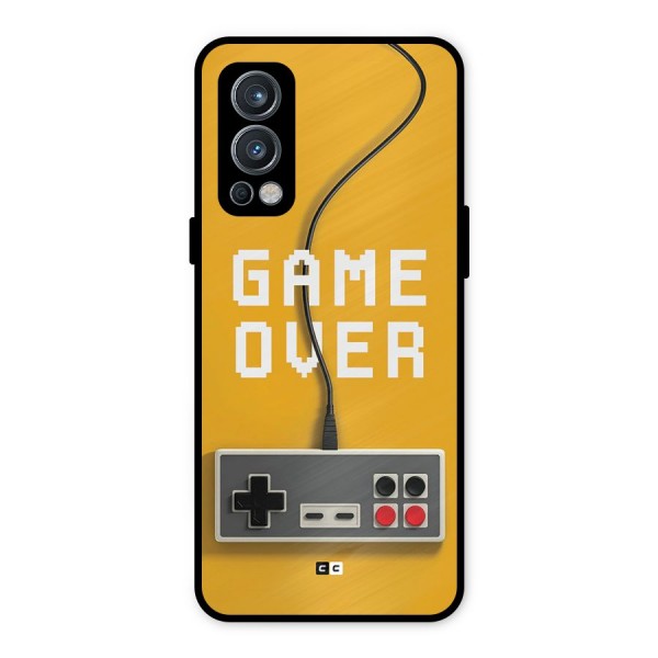 Game Over Remote Metal Back Case for OnePlus Nord 2 5G