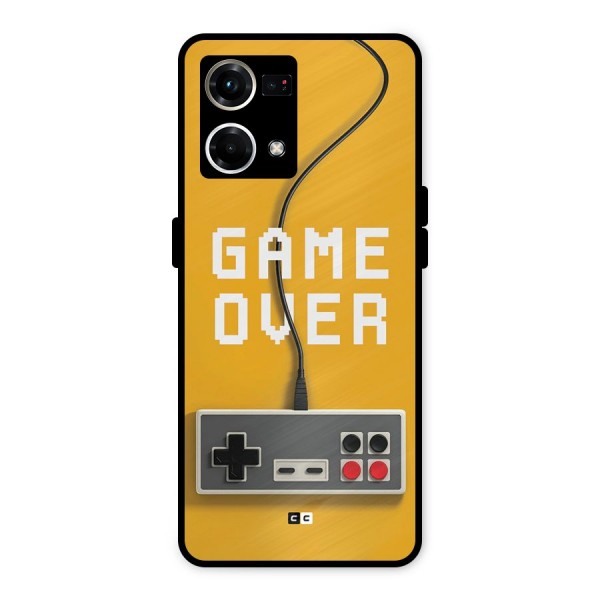 Game Over Remote Metal Back Case for Oppo F21s Pro 4G