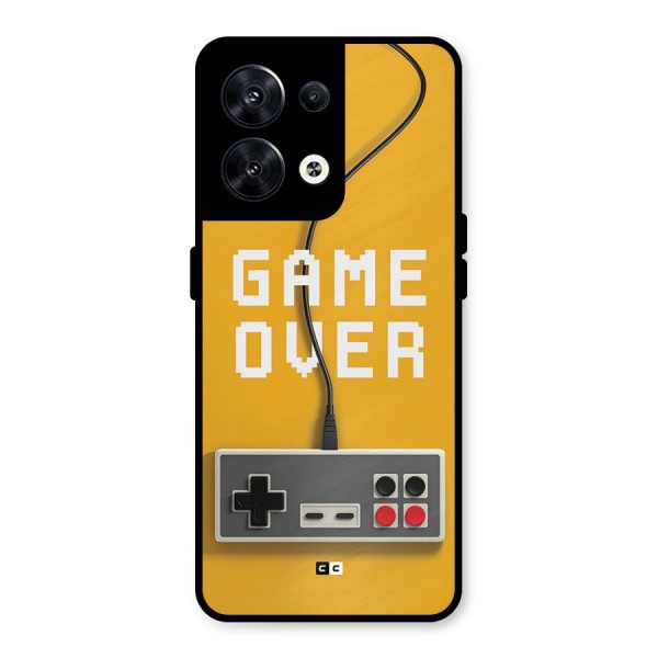 Game Over Remote Metal Back Case for Oppo Reno8 5G