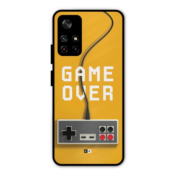 Game Over Remote Metal Back Case for Poco M4 Pro 5G