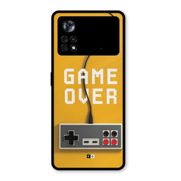 Game Over Remote Metal Back Case for Poco X4 Pro 5G