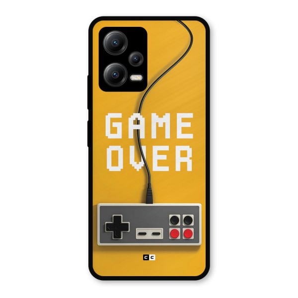 Game Over Remote Metal Back Case for Poco X5