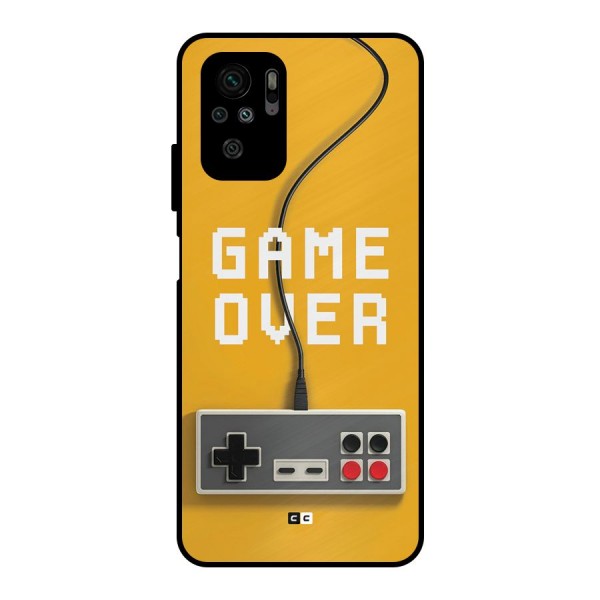 Game Over Remote Metal Back Case for Redmi Note 10
