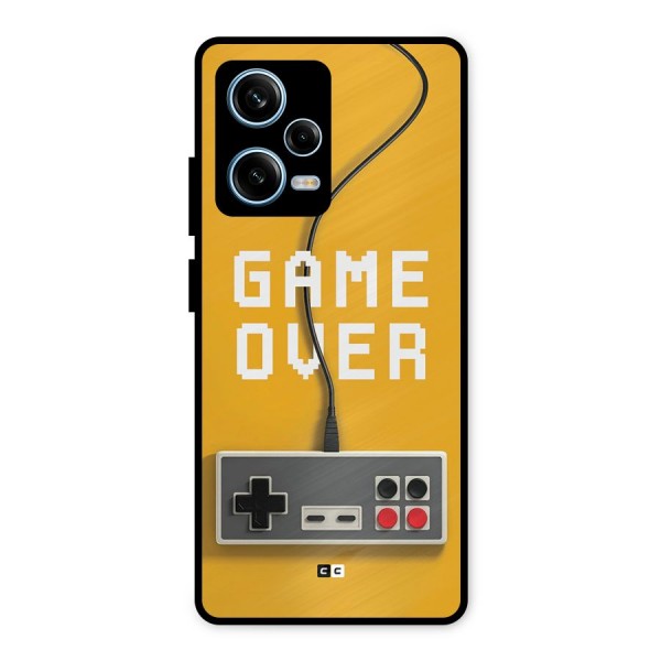 Game Over Remote Metal Back Case for Redmi Note 12 Pro