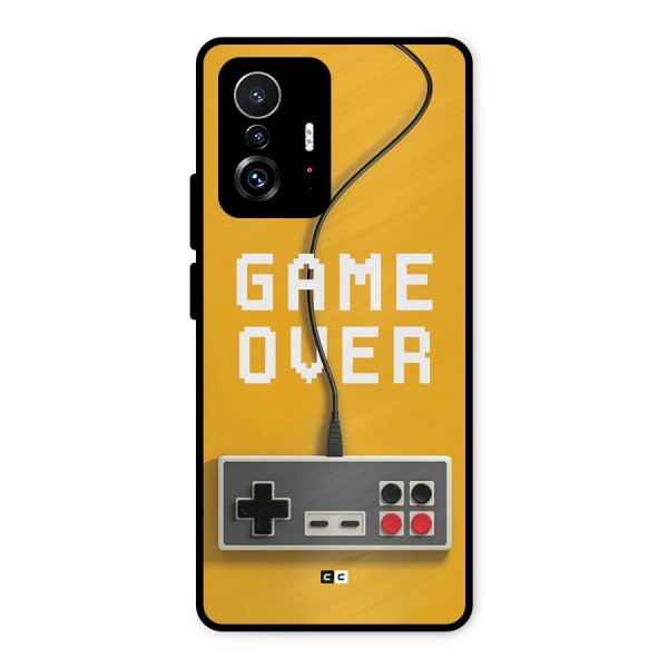 Game Over Remote Metal Back Case for Xiaomi 11T Pro