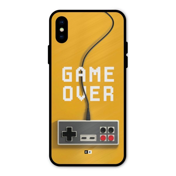 Game Over Remote Metal Back Case for iPhone X