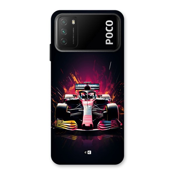 Game Racing Back Case for Poco M3