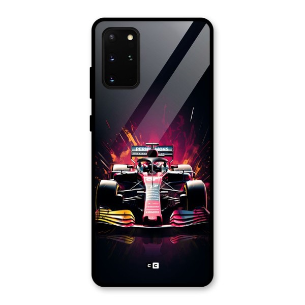 Game Racing Glass Back Case for Galaxy S20 Plus