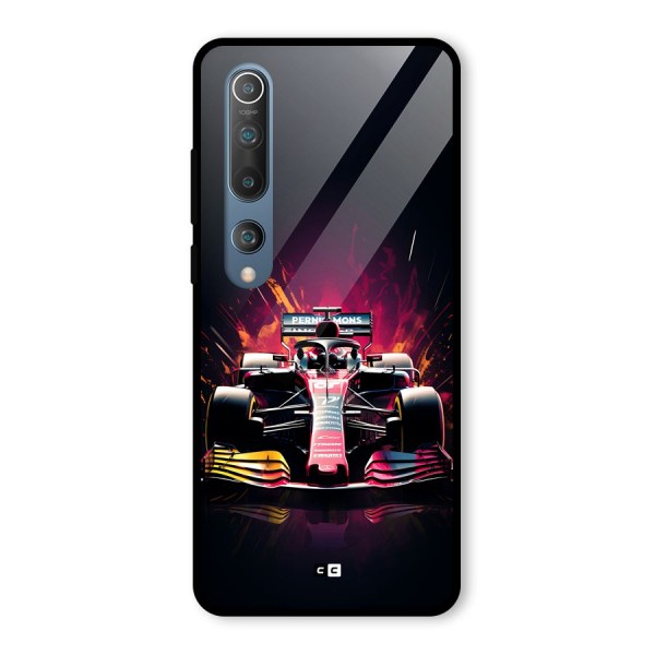 Game Racing Glass Back Case for Mi 10