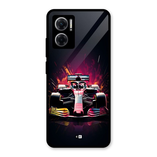 Game Racing Glass Back Case for Redmi 11 Prime 5G