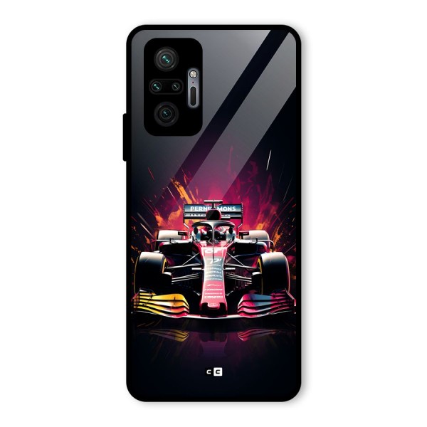 Game Racing Glass Back Case for Redmi Note 10 Pro Max