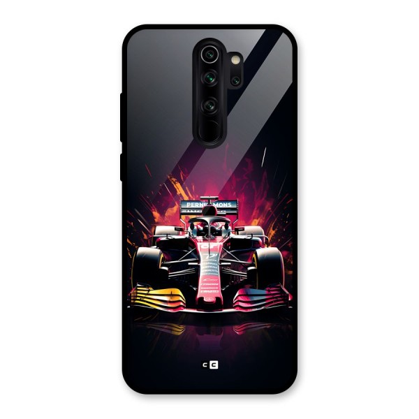Game Racing Glass Back Case for Redmi Note 8 Pro
