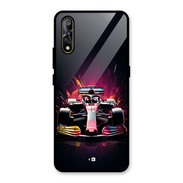 Game Racing Glass Back Case for Vivo S1