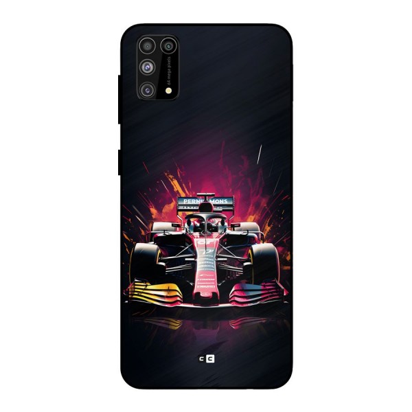 Game Racing Metal Back Case for Galaxy M31