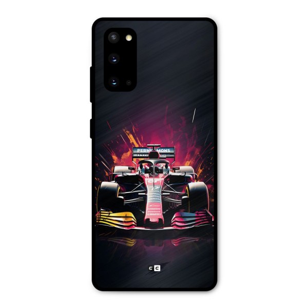 Game Racing Metal Back Case for Galaxy S20