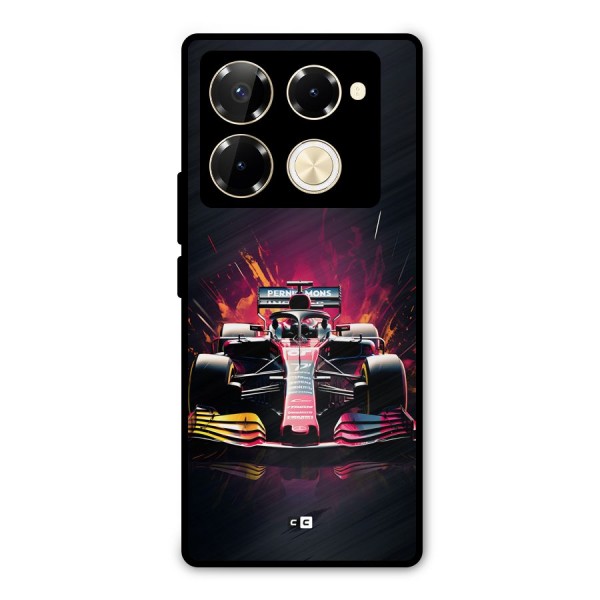 Game Racing Metal Back Case for Infinix Note 40 Pro Plus